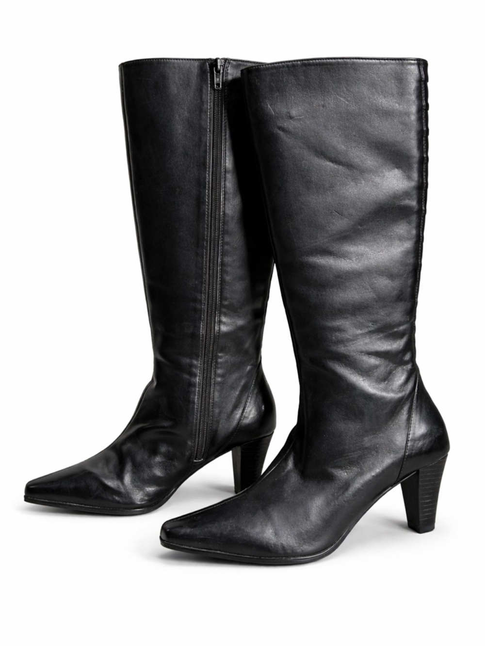 Sudini for Nordstrom Women’s 10.5M Black Zip-up Lace Tie Leather Boots MSRP $249
